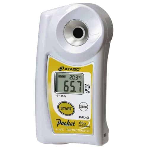 Digital Brix Refractometer เครื่องวัดความหวาน รีแฟรกโตมิเตอร์วัดความหวาน ยี่ห้อ Atago รุ่น PAL-α Brix 0–85%