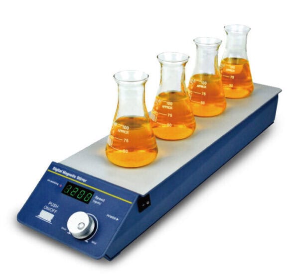 Multi-Positon Magnetic Stirrer เครื่องกวนสารละลาย 4 ตำแหน่ง ยี่ห้อ MIULAB รุ่น SP-100
