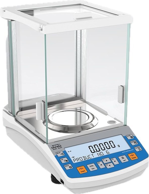 Analytical Balance เครื่องชั่งไฟฟ้า เครื่องชั่งน้ำหนัก ทศนิยม 4 ตำแหน่ง ยี่ห้อ Radwag รุ่น AS220.R2 PLUS