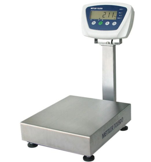 Digital Bench Scale Balance เครื่องชั่งดิจิตอลกันน้ำแบบวางพื้น ยี่ห้อ Mettler Toledo รุ่น BBA211-5BA60