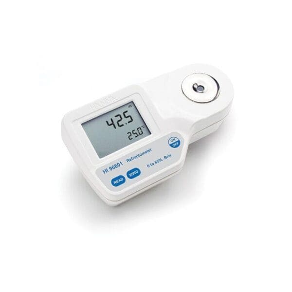 Digital Brix Refractometer เครื่องวัดความหวานแบบดิจิตอล สำหรับอาหาร 0-85% Brix ยี่ห้อ HANNA รุ่น HI-96801  