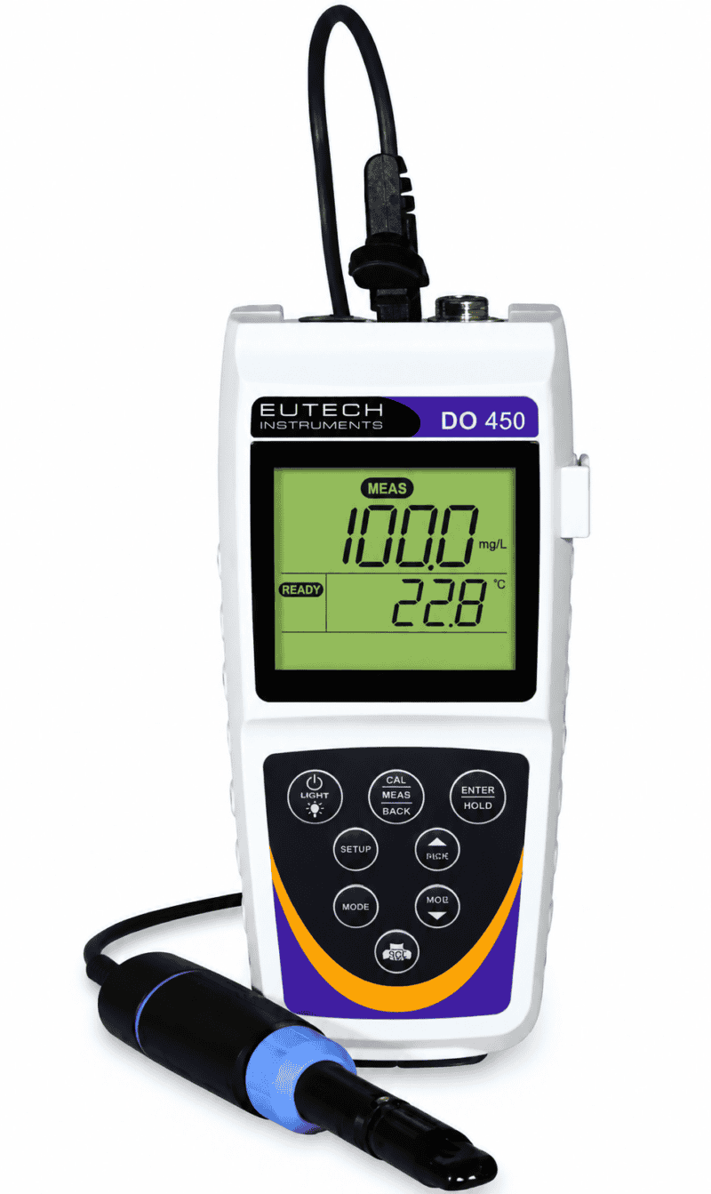 Dissolved Oxygen Meter เครื่องวัดออกซิเจนในน้ำ ยี่ห้อ EUTECH รุ่น DO 450 DO Temp