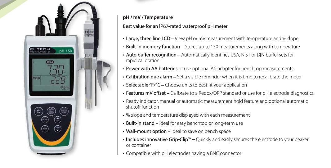 EUTECH pH 150