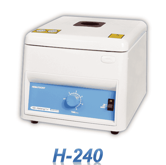 Hematocrit Centrifuge เครื่องปั่นเม็ดเลือดแดงอัดแน่น เครื่องปั่นฮีมาโตคริต ยี่ห้อ Hsiangtai รุ่น H-240