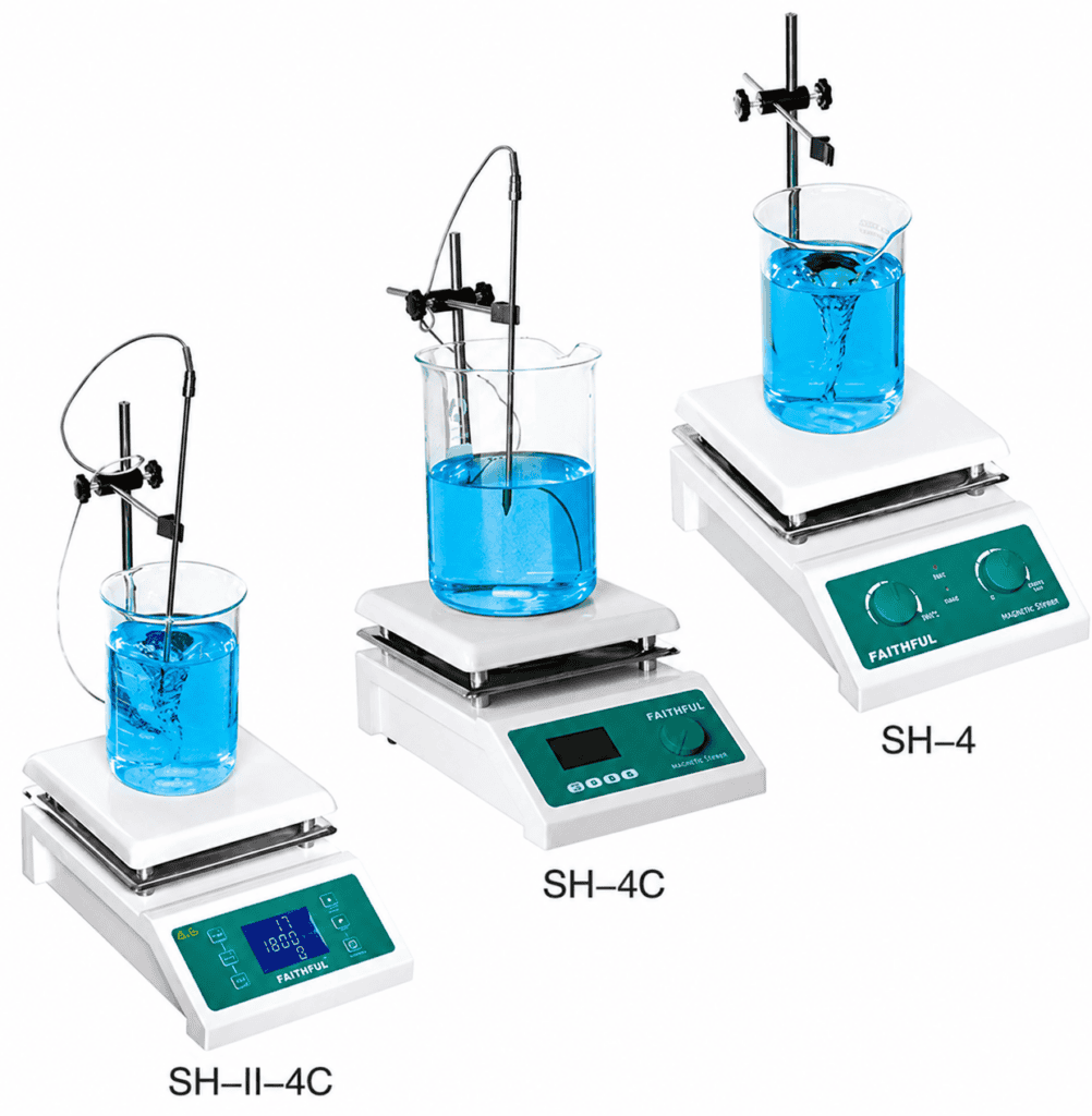 Hotplate Stirrer SH-4 SH-4C SH-II-4C เครื่องกวนสารพร้อมให้ความร้อน