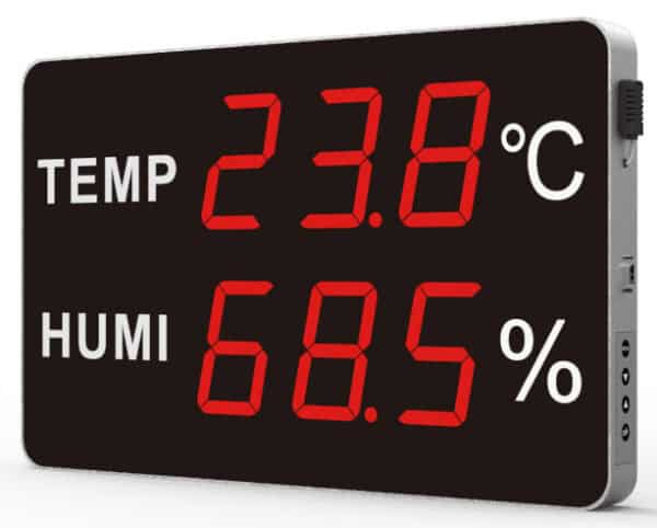 Large LED Display Temperature and Humidity meter เครื่องวัดอุณหภูมิและความชื้นขนาดใหญ่ ยี่ห้อ Huato