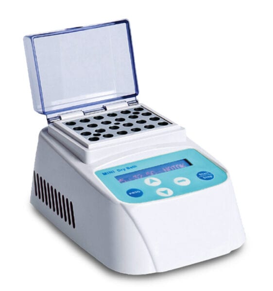 Mini Dry Bath Incubator Heating block เครื่องให้ความร้อนหลอดทดลอง ยี่ห้อ MIULAB รุ่น MINIB-100/100F/100I/MINIC-100/100I