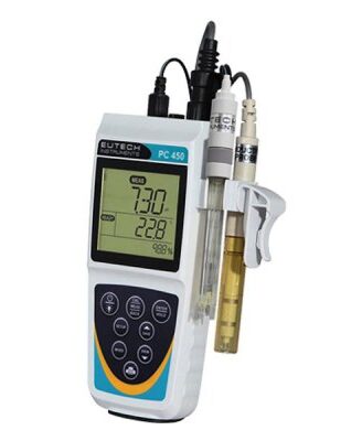 Multi-Parameter pH mV Conductivity TDS Temp เครื่องวัดกรดด่าง ค่าการนำไฟฟ้า ค่าของแข็งในน้ำ อุณหภูมิ ยี่ห้อ EUTECH รุ่น PC 450