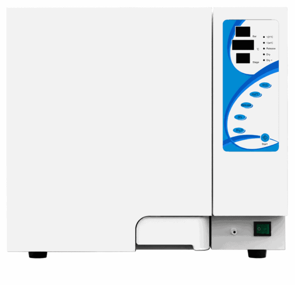 Sterilizer Autoclave หม้อนึ่งฆ่าเชื้อแบบตั้งโต๊ะ เครื่องนึ่งฆ่าเชื้อเปิดฝาหน้า Class N รุ่น E418/E423 N E518/E523