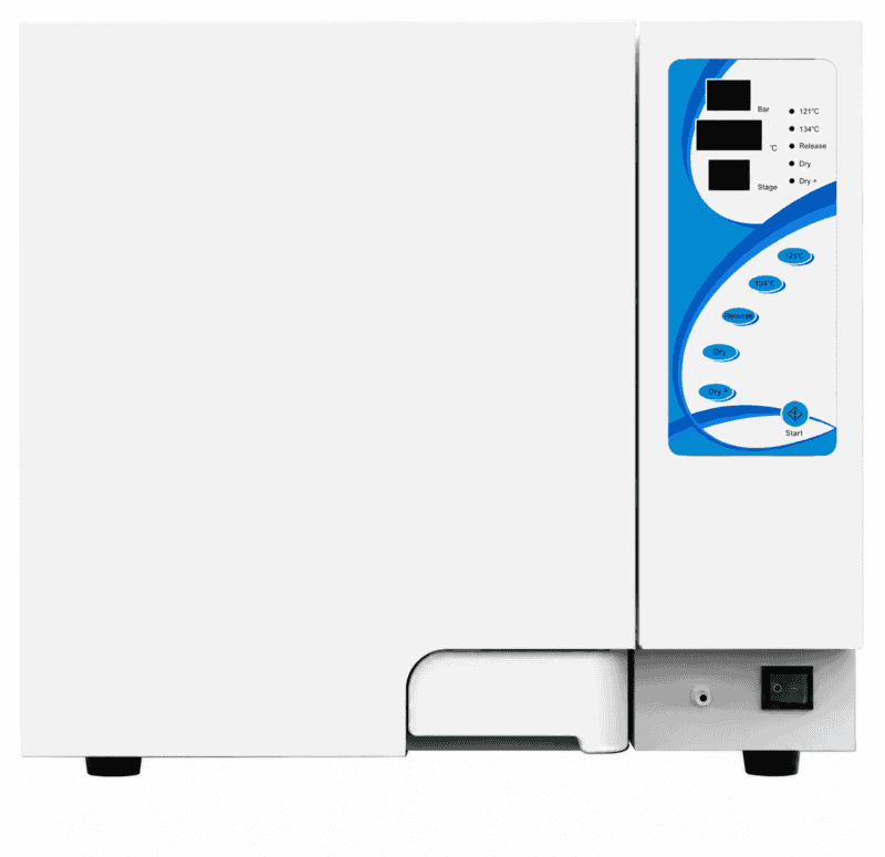Sterilizer Autoclave หม้อนึ่งฆ่าเชื้อแบบตั้งโต๊ะ เครื่องนึ่งฆ่าเชื้อเปิดฝาหน้า Class N รุ่น E418/E423 N E518/E523