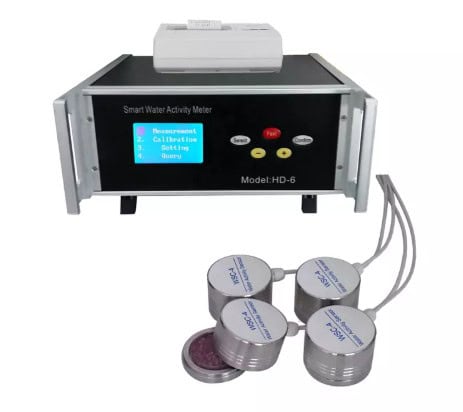 Water activity with 4 sensor AW เครื่องวัดปริมาณน้ำอิสระ รุ่น HD-6