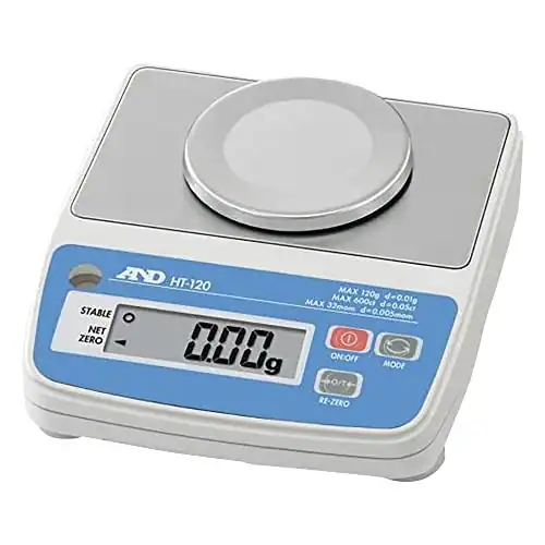 Balance เครื่องชั่งดิจิตอล เครื่องชั่งน้ำหนัก ทศนิยม 2 ตำแหน่ง ยี่ห้อ AND รุ่น HT-120