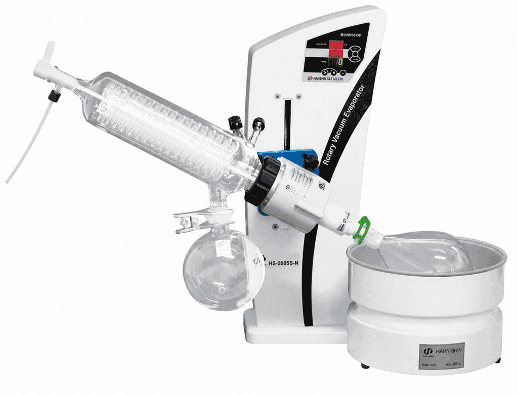 Rotary Evaporator เครื่องกลั่นระเหยสารแบบหมุน ยี่ห้อ Hahnshin รุ่น HS-2005S-N(CE)