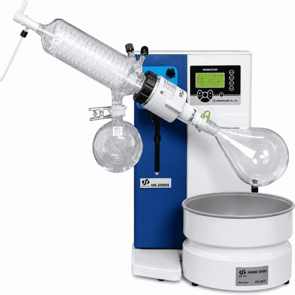 Rotary Evaporator เครื่องกลั่นระเหยสารแบบหมุน ยี่ห้อ Hahnshin รุ่น HS-2005S(CE)