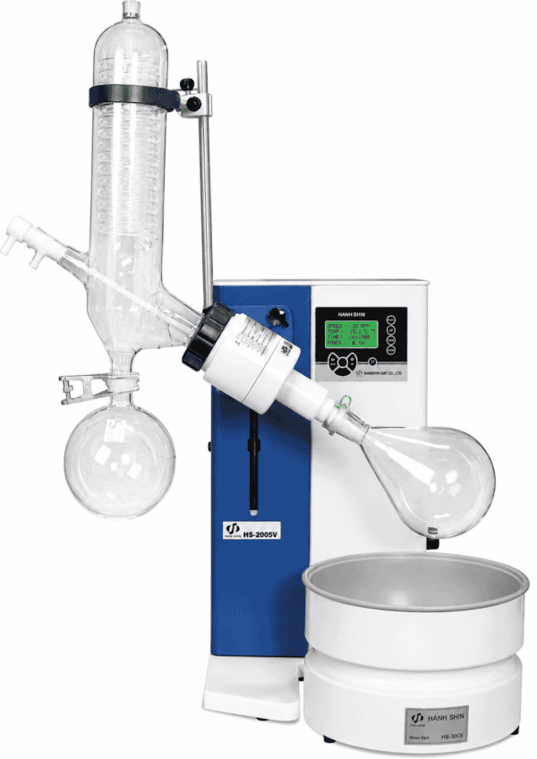 Rotary Evaporator เครื่องกลั่นระเหยสารแบบหมุน ยี่ห้อ Hahnshin รุ่น HS-2005V (CE)