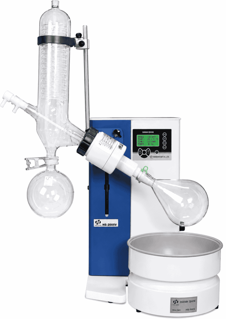 Rotary Evaporator เครื่องกลั่นระเหยสารแบบหมุน ยี่ห้อ Hahnshin รุ่น HS-2005V (CE)
