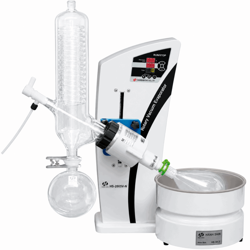 Rotary Evaporator เครื่องกลั่นระเหยสารแบบหมุน ยี่ห้อ Hahnshin รุ่น HS-2005V-N(CE)
