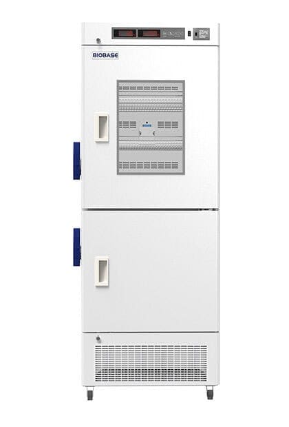 2~8℃/-25℃ Freezer Combined Refrigerator and Freezer ตู้แช่เย็น ตู้แช่แข็งอุณหภูมิต่ำ ตู้ควบคุมอุณหภูมิ ยี่ห้อ Biobase BRF-25V300 BRF-25V318 BRF-25V368 BRF-25V450