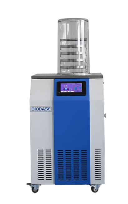 Freeze Dryer เครื่องทำแห้งแบบแช่เยือกแข็ง ฟรีซดราย ยี่ห้อ Biobase รุ่น BK-FD12S BK-FD12P BK-FD12T BK-FD12PT