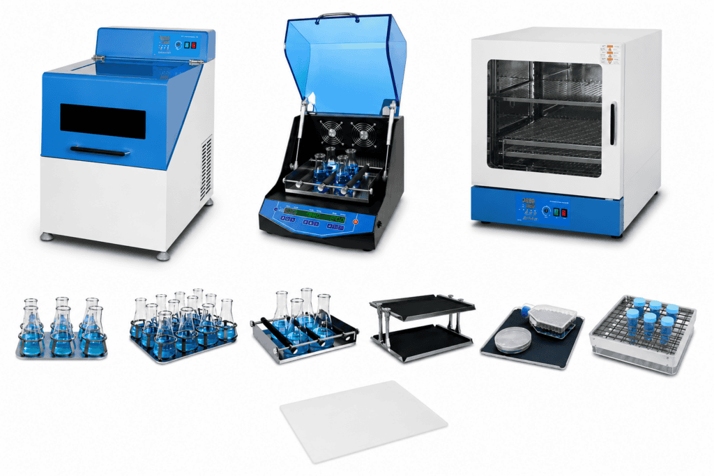 Incubator Shaker Shaking Incubator เครื่องบ่มพร้อมเขย่าสาร SI-100R ES-60 SI-150 SI-64