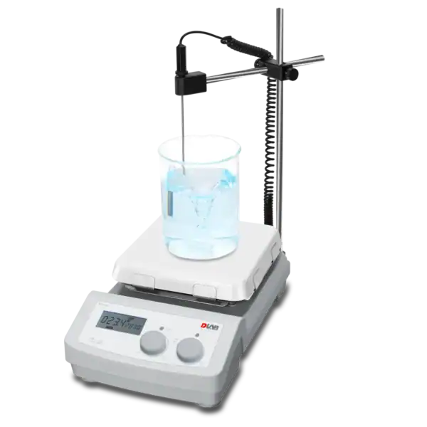 Hotplate Stirrer With 7 Inch Ceramic Plate เครื่องกวนสารพร้อมให้ความร้อน Dlab MS7-H550-Pro