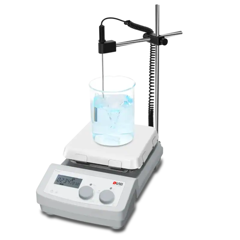 Hotplate Stirrer With 7 Inch Ceramic Plate เครื่องกวนสารพร้อมให้ความร้อน Dlab MS7-H550-Pro