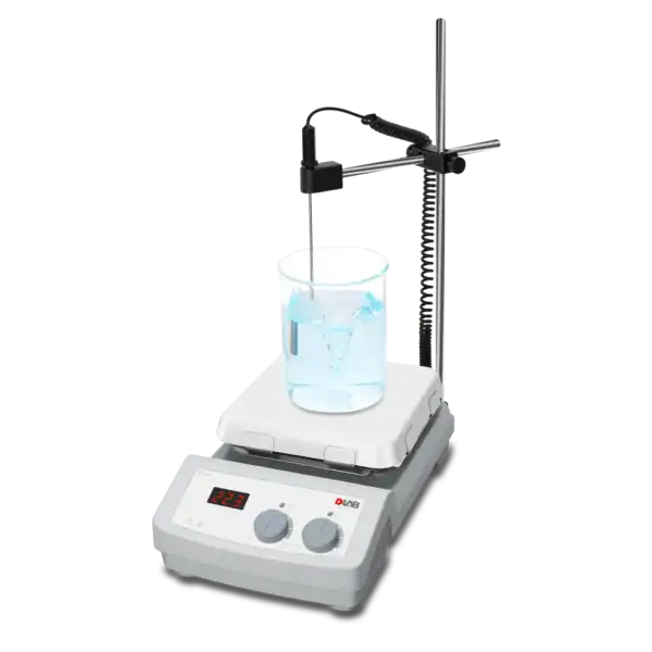 Hotplate Stirrer With 7 Inch Ceramic Plate เครื่องกวนสารพร้อมให้ความร้อน Dlab MS7-H550-S