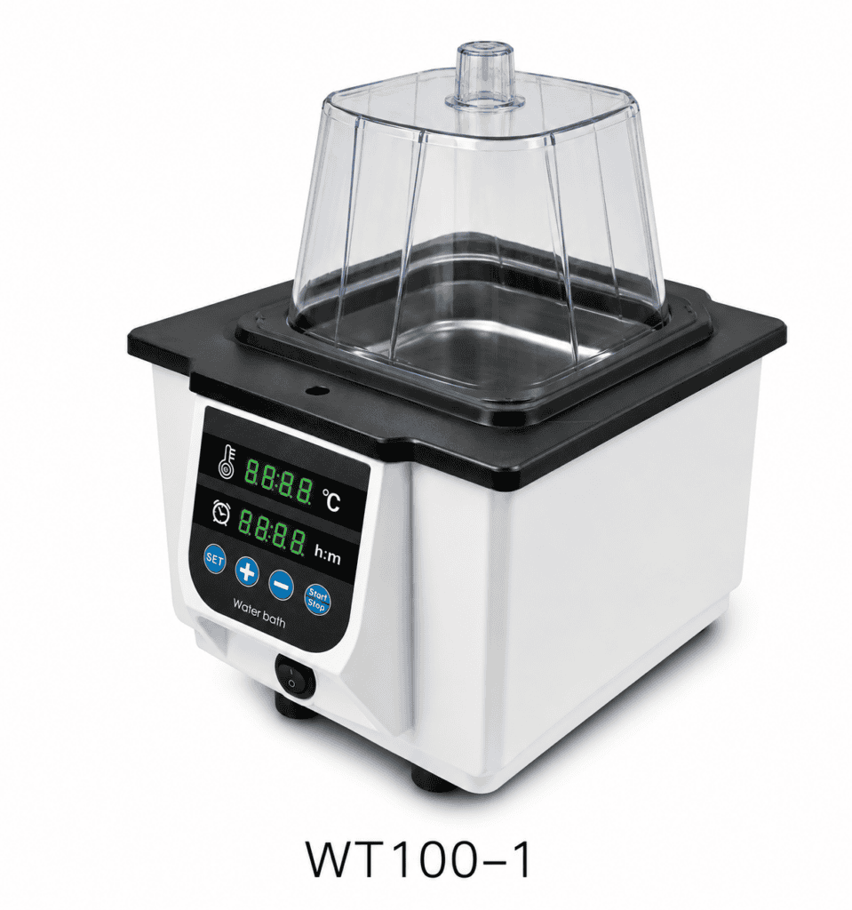 Water bath อ่างน้ำควบคุมอุณหภูมิ 2 ลิตร 1 หลุม ยี่ห้อ Miulab รุ่น WT100-1
