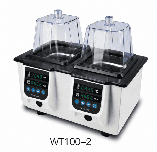 Water bath อ่างน้ำควบคุมอุณหภูมิ ยี่ห้อ Miulab รุ่น WT100-2 ขนาด 2 ลิตร จำนวน 2 หลุม