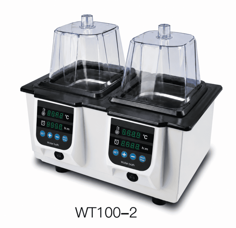 Water bath อ่างน้ำควบคุมอุณหภูมิ ยี่ห้อ Miulab รุ่น WT100-2 ขนาด 2 ลิตร จำนวน 2 หลุม