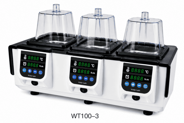 Water bath อ่างน้ำควบคุมอุณหภูมิ 2 ลิตร 3 หลุม ยี่ห้อ Miulab รุ่น WT100-3