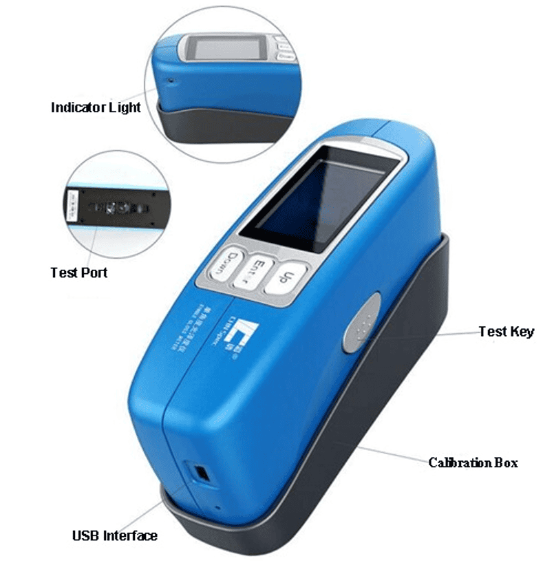 Single Angle Gloss meter เครื่องวัดความเงามุมเดียว ยี่ห้อ CHN รุ่น CS-300 