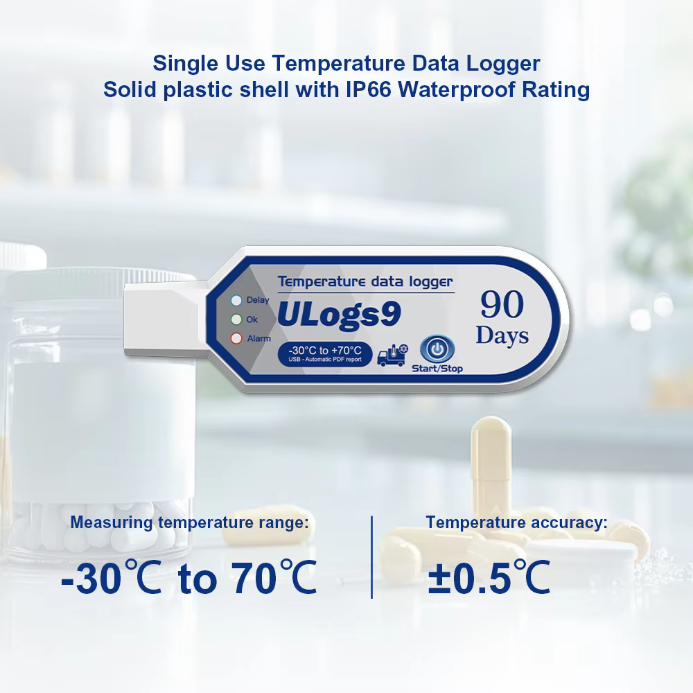 Single Use USB Temperature Data Logger เครื่องวัดบันทึกอุณหภูมิแบบใช้ครั้งเดียว ยี่ห้อ SIGMAWIT รุ่น ULogs9 90 Day