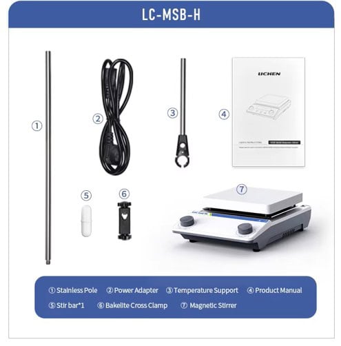 Hotplate Stirrer เครื่องกวนสารพร้อมให้ความร้อน LICHEN LC-MSB-H
