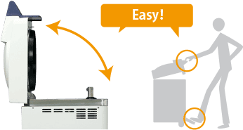 SX-500 Autoclave หม้อนึ่งความร้อน Easy operation using the “Top-open lid